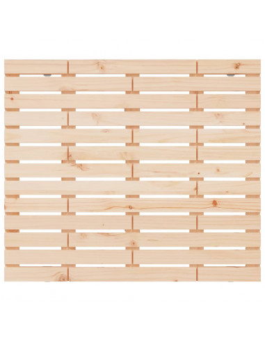 Testiera da Parete 96x3x91,5 cm in Legno Massello di Pino