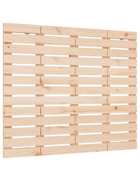 Testiera da Parete 81x3x91,5 cm in Legno Massello di Pino