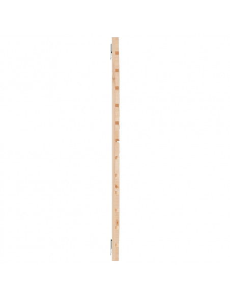 Testiera da Parete 106x3x91,5 cm in Legno Massello di Pino