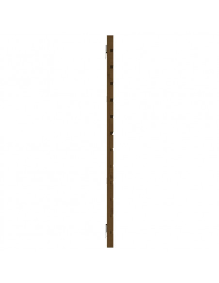 Testiera da Parete Miele 206x3x91,5cm in Legno Massello di Pino