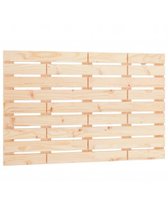 Testiera da Parete 96x3x63 cm in Legno Massello di Pino 2