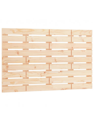 Testiera da Parete 96x3x63 cm in Legno Massello di Pino