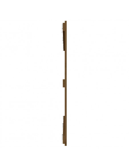 Testiera da Parete Miele 147x3x90 cm in Legno Massello di Pino