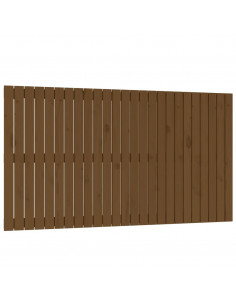 Testiera da Parete Miele 159,5x3x90cm in Legno Massello di Pino 2