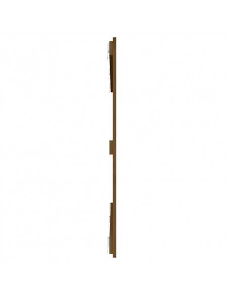 Testiera da Parete Miele 159,5x3x90cm in Legno Massello di Pino