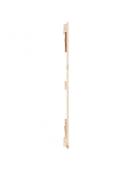 Testiera da Parete 147x3x90 cm in Legno Massello di Pino