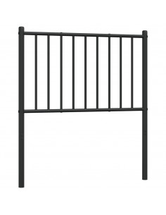 Testiera in Metallo Nero 75 cm 2