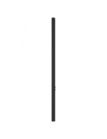 Testiera in Metallo Nero 75 cm
