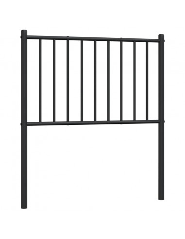 Testiera in Metallo Nero 75 cm