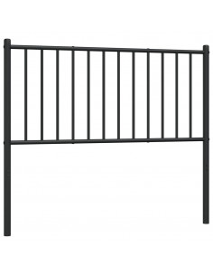 Testiera in Metallo Nero 100 cm 2