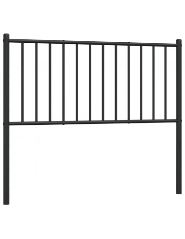 Testiera in Metallo Nero 100 cm