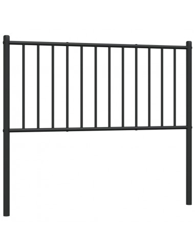 Testiera in Metallo Nero 100 cm