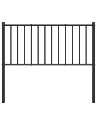 Testiera in Metallo Nero 100 cm