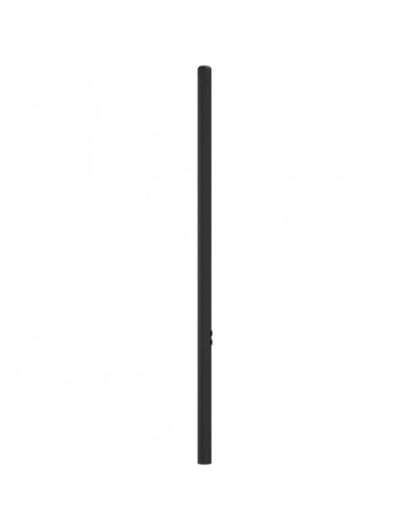 Testiera in Metallo Nero 80 cm
