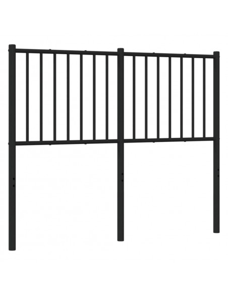 Testiera in Metallo Nero 120 cm