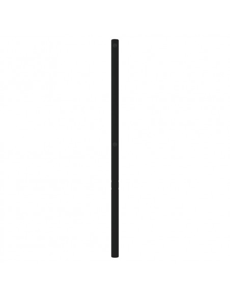Testiera in Metallo Nero 180 cm
