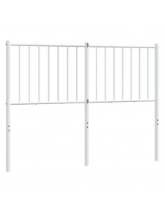 Testiera in Metallo Bianco 120 cm 2