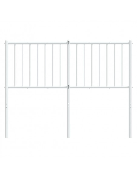 Testiera in Metallo Bianco 120 cm