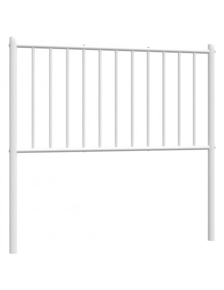 Testiera in Metallo Bianco 90 cm