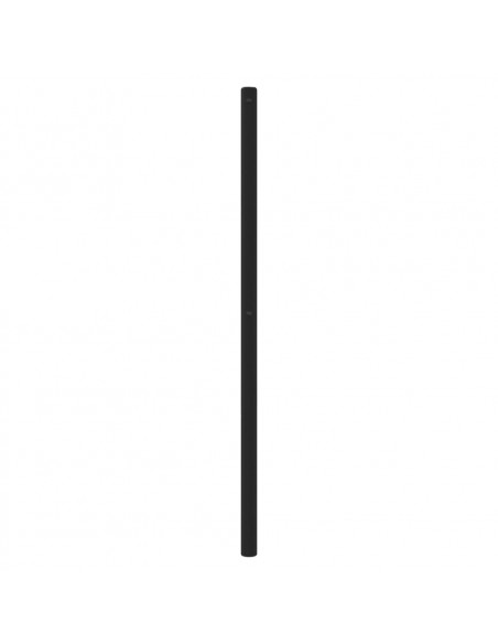 Testiera in Metallo Nero 80 cm
