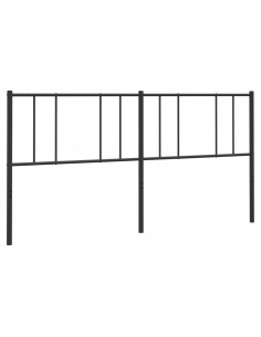 Testiera in Metallo Nero 180 cm 2