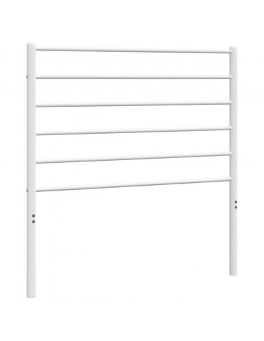 Testiera in Metallo Bianco 75 cm