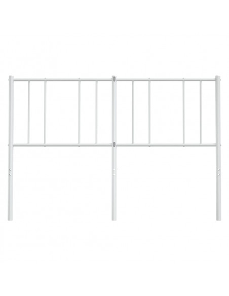 Testiera in Metallo Bianco 150 cm