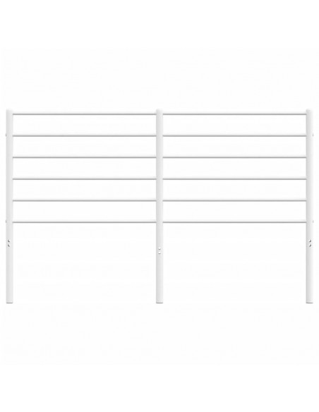 Testiera in Metallo Bianco 160 cm