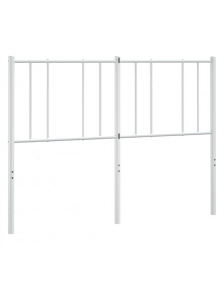 Testiera in Metallo Bianco 120 cm