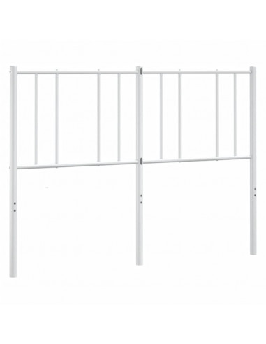 Testiera in Metallo Bianco 160 cm