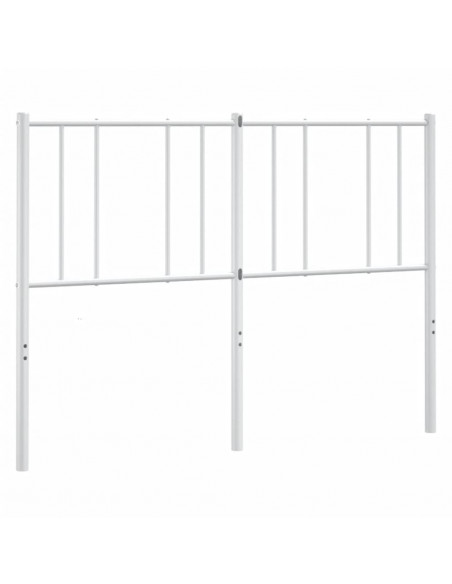 Testiera in Metallo Bianco 160 cm
