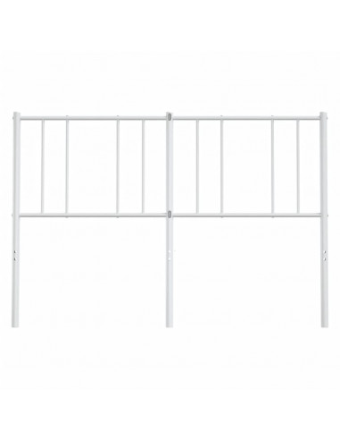 Testiera in Metallo Bianco 160 cm