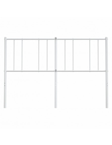 Testiera in Metallo Bianco 160 cm