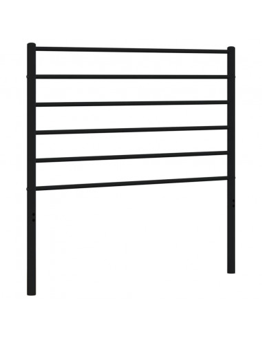 Testiera in Metallo Nero 90 cm