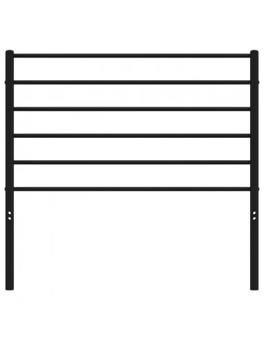 Testiera in Metallo Nero 90 cm