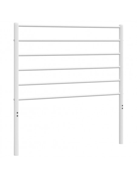 Testiera in Metallo Bianco 90 cm