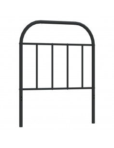 Testiera in Metallo Nero 75 cm 2