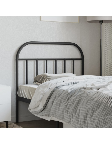 Testiera in Metallo Nero 100 cm