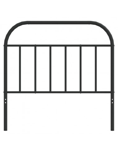 Testiera in Metallo Nero 100 cm