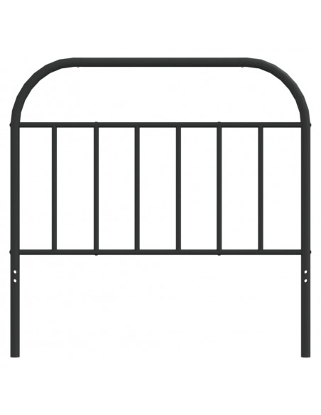 Testiera in Metallo Nero 100 cm