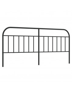 Testiera in Metallo Nero 193 cm 2