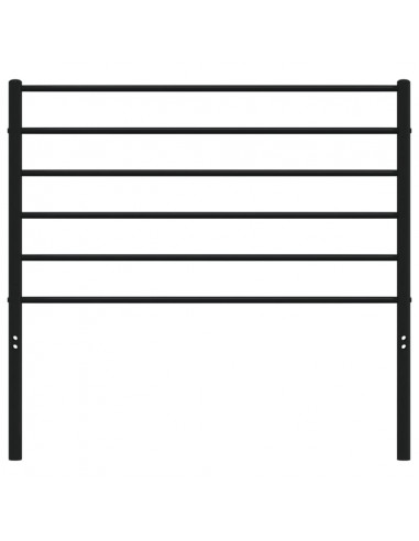 Testiera in Metallo Nero 75 cm