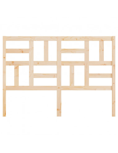 Testiera per Letto 156x4x104 cm in Legno Massello di Pino