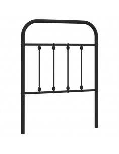 Testiera in Metallo Nero 75 cm 2