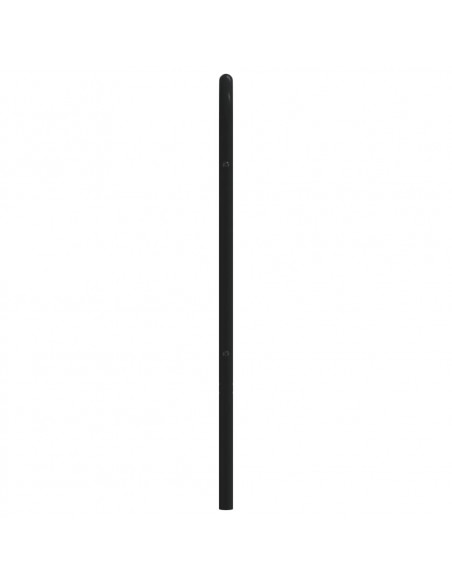 Testiera in Metallo Nero 75 cm