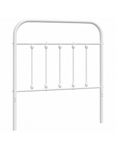 Testiera in Metallo Bianco 80 cm 2