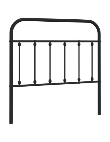 Testiera in Metallo Nero 100 cm