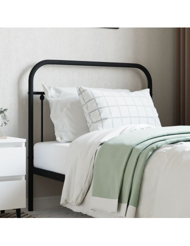 Testiera in Metallo Nero 100 cm