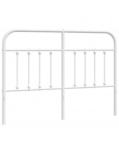 Testiera in Metallo Bianco 150 cm 2