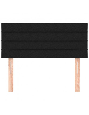 Testiera Nera 100x5x78/88 cm in Tessuto